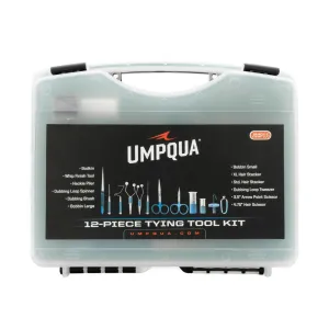 UMPQUA Dreamstream+ Blue 12-piece Master Tying Tool Kit (31201)