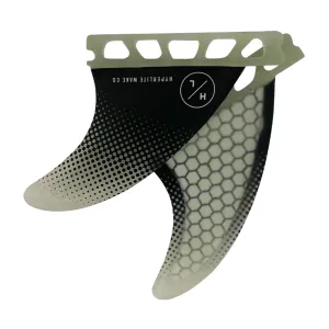 HYPERLITE Flux 3.5in With Key Wakesurf Fin Set (23345001)