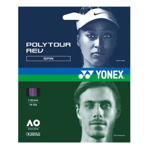YONEX PolyTour Rev 130 200m 16G/1.30mm Tennis String Reel (PTGRV130-2)