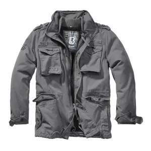 BRANDIT INDIVIDUAL WEAR Men's M65 Premium Black Field Jacket (3101-11002)