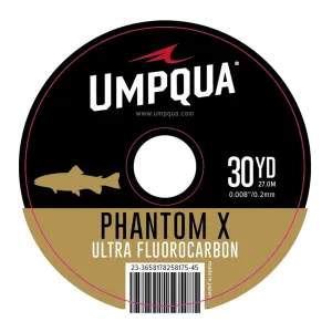 UMPQUA Phantom X Fluorocarbon 30yds Clear Tippet