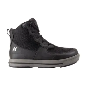 KORKERS Stealth Sneaker With Fixed Kling-On Rock Soles Black Boots (FB9200)