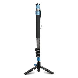 SIRUI P424FL 4 Sections Carbon Fiber 360 Panning Monopod (P424FL)