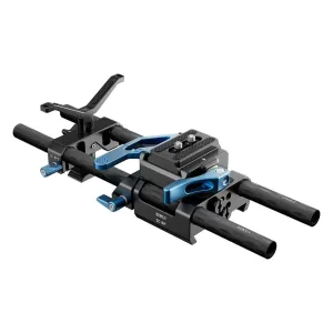 SIRUI Universal Quick Release Baseplate with Dual 15mm Rod Clamp Kit (SC-BPS)