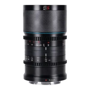 SIRUI Saturn 35mm T2.9 1.6x Full-Frame Carbon Fiber Blue Flare E Mount Anamorphic Lens (SATURN-E35B)