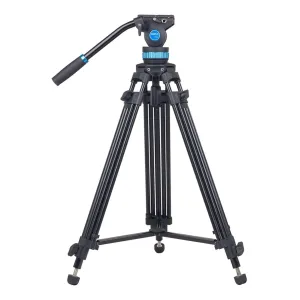SIRUI SH15 Aluminum 61.06in Height 75mm Bowl Video Tripod With Fluid Head (SH15)