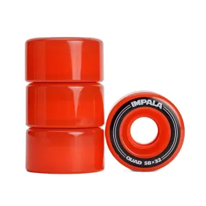 IMPALA Quad 58mm 4pk Replacement Wheels (IMPRWHEEL4PK-58)