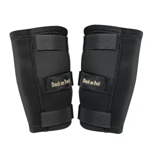 BACK ON TRACK Black Knee Boots (203700)