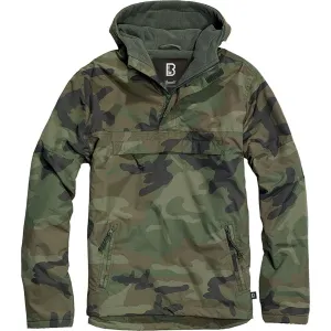 BRANDIT INDIVIDUAL WEAR Men's Fleece-Lined Quarter Zip Windbreaker Pullover (3001-11002)