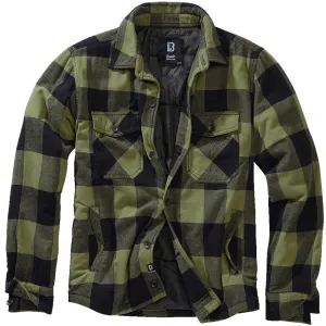 BRANDIT INDIVIDUAL WEAR Men's Flannel Lumber Black Jacket (9478-11002)