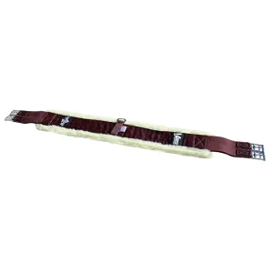 PROFESSIONAL'S CHOICE Chocolate English Girth with Merino Wool (EGM-CHO)