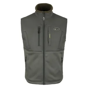 DRAKE Men's Hole Shot Chocolate Chip Solid Vest (DS7391-CHC)