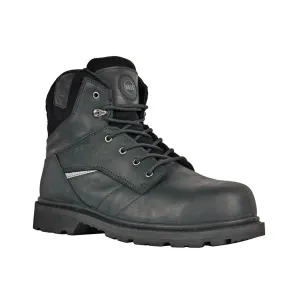 HOSS BOOT COMPANY Men's Carson 6in Composite Toe Black Work Boot (60113)