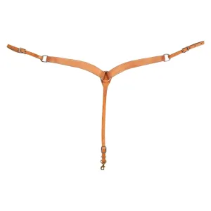 MARTIN SADDLERY 1.75in Natural Roughout Breast Collar (BC134NTRO)