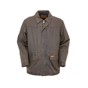 OUTBACK TRADING Men's Rancher Brown Jacket (2802-BRN)