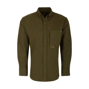 DRAKE Men's Autumn Brushed Twill Solid LS Shirt (DS2190)