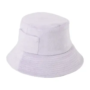 LACK OF COLOR Wave Bucket Lavender Terry Hat, Size: S/M (LAVTERBUCK-LVD-SM)