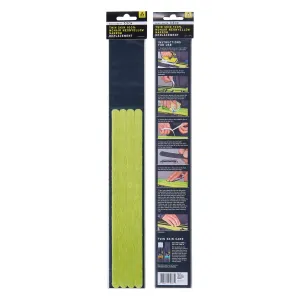 FISCHER Twin Skin 100% Mohair Narrow Neon Yellow Replacement Skins (K51219)