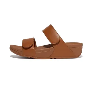FITFLOP Women's Lulu Adjustable Leather Slides (FV6)
