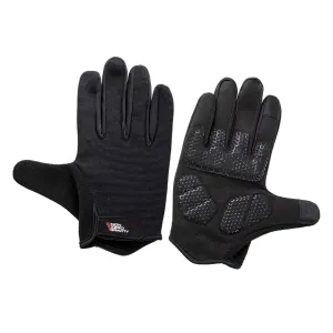 NONZERO GRAVITY Padded Weight Lifting Tech-Touch Workout Gloves (NZ-WG-PD-BK)