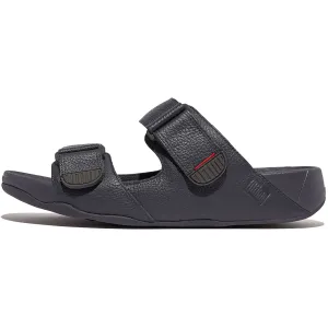 FITFLOP Men's Gogh Moc Adjustable Leather Slides (L05)