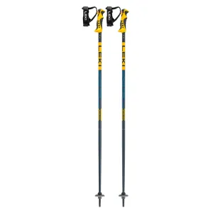 LEKI Spitfire Lite S Blue/Yellow Ski Poles (65365401)