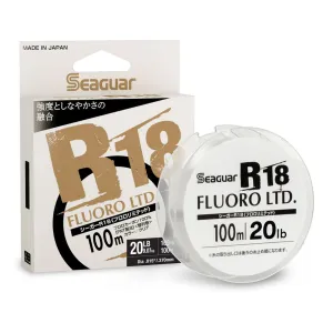 SEAGUAR JDM R18 Fluoro Ltd Fluorocarbon Braided Fishing Line Shock Leader