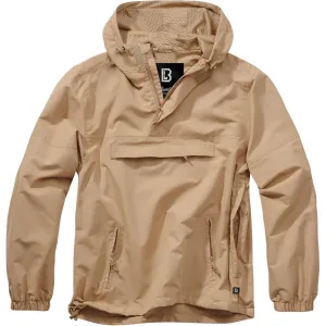 BRANDIT INDIVIDUAL WEAR Light Windbreaker Black Quarter Zip Pullover (3162-11002)