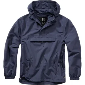 BRANDIT INDIVIDUAL WEAR Light Windbreaker Black Quarter Zip Pullover (3162-11002)