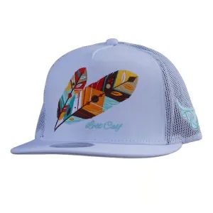 LOST CALF Tribe White Flat Cap (LCF00042)