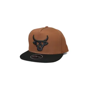 LOST CALF Swiss Brown Flat Cap (LCF00037)