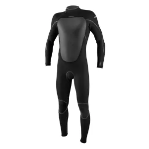 O'NEILL Men's Heat 4/3mm Back Zip Full Black/Black Wetsuit (5342-A00)