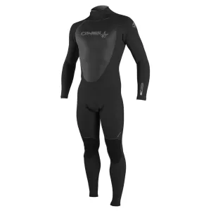 O'NEILL Men's Epic 3/2mm Back Zip Full Black/Black/Black Wetsuit (4211-A05)