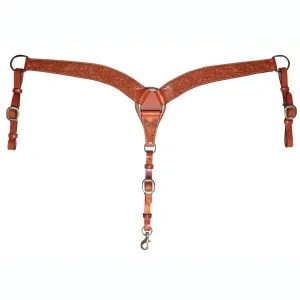 CIRCLE Y Contoured Classic Floral Regular Oil Breast Collar (4243-1104)