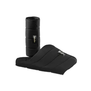 BACK ON TRACK No Bow Black Leg Wraps (205000)