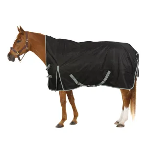 OVATION Reflective High Neck Black 200g Turnout Sheet (471212BLK)