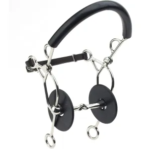 HAPPY MOUTH Jointed Hollow Hackamore Bit (467529SS)