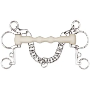 HAPPY MOUTH Mullen Shaped Pelham Bit (452551SS)