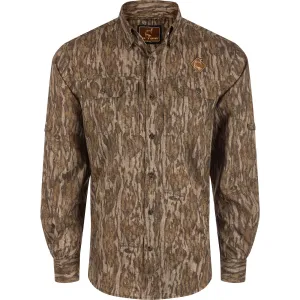 DRAKE Men's Ol' Tom Camo Wingshooter Trey LS Shirt (OT2606)