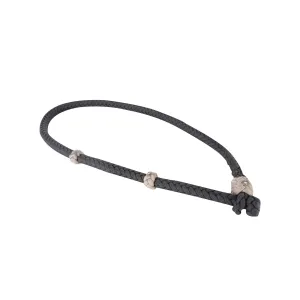 RATTLER Black/Tan Square Braided Neck Rope (CRNRSQBKTN)
