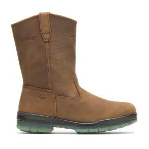 WOLVERINE Men's Durashocks Insulated Waterproof Wellington Stone Work Boots (W03367)