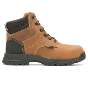 WOLVERINE Women's Piper 6in Composite-Toe Cashew Work Boots (W221032)