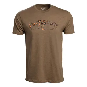 VORTEX Men's Precision Profile Coyote Heather Short Sleeve T-Shirt (125-04-CHE)