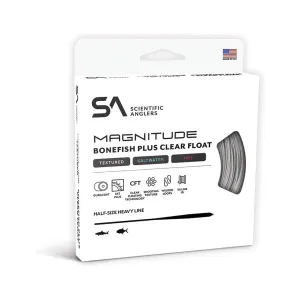 SCIENTIFIC ANGLERS Magnitude Textured Bonefish Plus 10' Clear Float Tip WF8F Ivory/Clear Fly Line (143554)