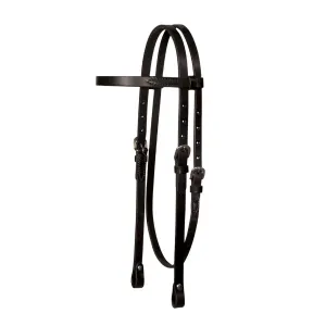 CIRCLE Y 5/8in Lightweight Classic Smooth Browband Headstall (0125)