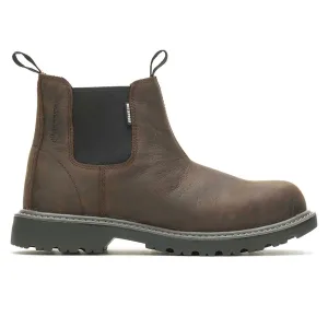 WOLVERINE Men's Floorhand Romeo Dark Brown Work Boots (W220030)