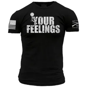 GRUNT STYLE Men's Your Feelings Short Sleeve Shirt