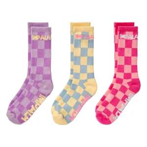 IMPALA Skate 1Sz 3-Pack Socks (IM787002-1Sz)