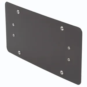SMITTYBILT 4-Way Roller Fairlead Mounted License Plate Bracket (4432)