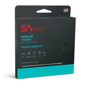SCIENTIFIC ANGLERS Sonar Titan 3D Sink 3 /5/7 Olive/Charcoal/Black Fly Line